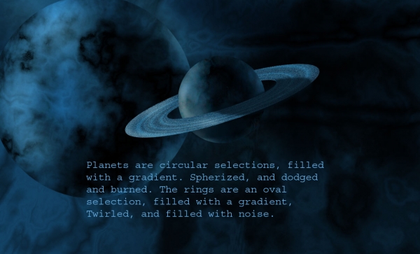 Creation of Blue Space Duelers: Step 3